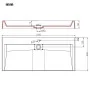 Waschbecken 100x46x11 cm Mineralharz/weißer Marmor von vidaXL, Sinkt - Ref: Foro24-144066, Preis: 276,33 €, Rabatt: %