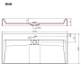 Waschbecken 100x46x11 cm Mineralharz/weißer Marmor von vidaXL, Sinkt - Ref: Foro24-144066, Preis: 246,56 €, Rabatt: %