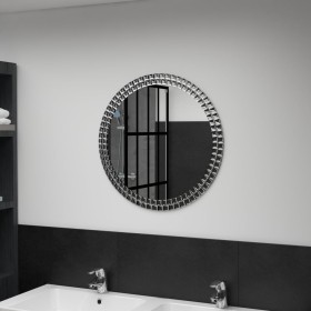 Wandspiegel aus gehärtetem Glas, 60 cm von vidaXL, Spiegel - Ref: Foro24-249449, Preis: 50,97 €, Rabatt: %