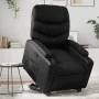 Sillón reclinable elevable cuero artificial negro de , Sillones - Ref: Foro24-3204658, Precio: 308,66 €, Descuento: %