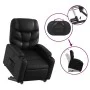 Sillón reclinable elevable cuero artificial negro de , Sillones - Ref: Foro24-3204658, Precio: 308,66 €, Descuento: %