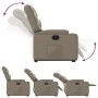 Sillón reclinable elevable cuero artificial color capuchino de , Sillones - Ref: Foro24-3204664, Precio: 311,73 €, Descuento: %