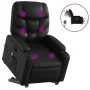 Sillón de masaje elevable eléctrico cuero sintético negro de , Sillones - Ref: Foro24-3204679, Precio: 377,04 €, Descuento: %