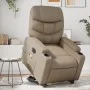 Sillón reclinable de masaje eléctrico cuero sintético capuchino de , Sillones - Ref: Foro24-3204685, Precio: 368,93 €, Descue...
