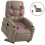 Sillón reclinable de masaje eléctrico cuero sintético capuchino de , Sillones - Ref: Foro24-3204685, Precio: 368,93 €, Descue...