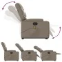 Sillón reclinable de masaje eléctrico cuero sintético capuchino de , Sillones - Ref: Foro24-3204685, Precio: 368,93 €, Descue...