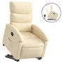 Sillón reclinable elevable de tela color crema de , Sillones - Ref: Foro24-3203987, Precio: 275,15 €, Descuento: %