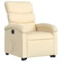 Sillón reclinable elevable de tela color crema de , Sillones - Ref: Foro24-3203987, Precio: 275,15 €, Descuento: %