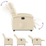Cremefarbener Liegesessel aus Stoff von , Sessel - Ref: Foro24-3203987, Preis: 257,56 €, Rabatt: %