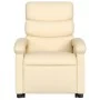 Sillón reclinable elevable de tela color crema de , Sillones - Ref: Foro24-3203987, Precio: 275,15 €, Descuento: %