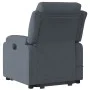 Dunkelgrauer Liege-Massagesessel aus Samt von , Sessel - Ref: Foro24-3205126, Preis: 376,92 €, Rabatt: %