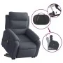 Dunkelgrauer Liege-Massagesessel aus Samt von , Sessel - Ref: Foro24-3205126, Preis: 376,92 €, Rabatt: %