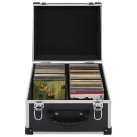 Hülle für 40 CDs aus Aluminium und schwarzem ABS von vidaXL, CD/DVD-Organizer und -Hüllen - Ref: Foro24-91859, Preis: 52,04 €...
