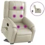 Massagesessel mit elektrischem Lift, Kunstledercreme von , Sessel - Ref: Foro24-3205172, Preis: 406,46 €, Rabatt: %