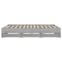 Sonoma gray engineered wood bed with drawers 200x200 cm by , Beds and slatted bases - Ref: Foro24-3207250, Price: 193,77 €, D...