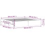 Sonoma gray engineered wood bed with drawers 200x200 cm by , Beds and slatted bases - Ref: Foro24-3207250, Price: 193,77 €, D...