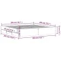 Sonoma gray engineered wood bed with drawers 200x200 cm by , Beds and slatted bases - Ref: Foro24-3207250, Price: 191,18 €, D...