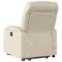 Cremefarbener Fußmassagesessel aus Kunstleder von , Sessel - Ref: Foro24-3204666, Preis: 322,05 €, Rabatt: %