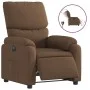 Sillón reclinable eléctrico de tela marrón de , Sillones - Ref: Foro24-3204804, Precio: 250,83 €, Descuento: %