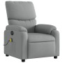 Light gray electric massage recliner chair by , Armchairs - Ref: Foro24-3204812, Price: 243,91 €, Discount: %