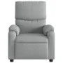 Sillón reclinable de masaje eléctrico tela gris claro de , Sillones - Ref: Foro24-3204812, Precio: 253,89 €, Descuento: %