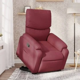 Red fabric liftable recliner armchair by , Armchairs - Ref: Foro24-3204827, Price: 279,39 €, Discount: %