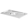Gastronorm-Tablettdeckel 1/4 Edelstahl 4 Einheiten von vidaXL, Eimerdeckel für Dampftische - Ref: Foro24-50905, Preis: 21,85 ...