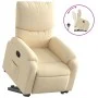 Sillón reclinable elevable de tela color crema de , Sillones - Ref: Foro24-3204833, Precio: 281,18 €, Descuento: %
