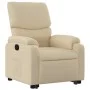 Sillón reclinable elevable de tela color crema de , Sillones - Ref: Foro24-3204833, Precio: 281,18 €, Descuento: %