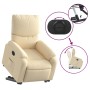 Cream-colored fabric reclining and lift chair by , Armchairs - Ref: Foro24-3204833, Price: 265,56 €, Discount: %