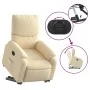 Sillón reclinable elevable de tela color crema de , Sillones - Ref: Foro24-3204833, Precio: 281,18 €, Descuento: %