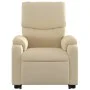 Sillón reclinable elevable de tela color crema de , Sillones - Ref: Foro24-3204833, Precio: 281,18 €, Descuento: %