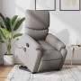 Reclining massage chair with lift in gray taupe fabric by , Armchairs - Ref: Foro24-3204844, Price: 280,37 €, Discount: %