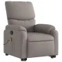 Reclining massage chair with lift in gray taupe fabric by , Armchairs - Ref: Foro24-3204844, Price: 333,94 €, Discount: %