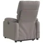 Reclining massage chair with lift in gray taupe fabric by , Armchairs - Ref: Foro24-3204844, Price: 333,94 €, Discount: %