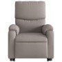 Reclining massage chair with lift in gray taupe fabric by , Armchairs - Ref: Foro24-3204844, Price: 280,37 €, Discount: %