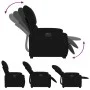 Sillón eléctrico reclinable elevable de tela negro de , Sillones - Ref: Foro24-3204850, Precio: 331,96 €, Descuento: %