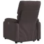 Sillón masaje eléctrico reclinable elevable tela marrón oscuro de , Sillones - Ref: Foro24-3204865, Precio: 384,51 €, Descuen...