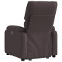 Sillón masaje eléctrico reclinable elevable tela marrón oscuro de , Sillones - Ref: Foro24-3204865, Precio: 357,95 €, Descuen...