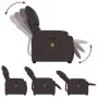 Sillón masaje eléctrico reclinable elevable tela marrón oscuro de , Sillones - Ref: Foro24-3204865, Precio: 384,51 €, Descuen...