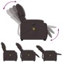 Sillón masaje eléctrico reclinable elevable tela marrón oscuro de , Sillones - Ref: Foro24-3204865, Precio: 357,95 €, Descuen...