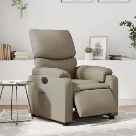 Electric reclining armchair in synthetic leather, cappuccino color. by , Armchairs - Ref: Foro24-3204878, Price: 294,60 €, Di...