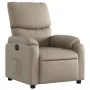Sillón reclinable eléctrico de cuero sintético color capuchino de , Sillones - Ref: Foro24-3204878, Precio: 294,60 €, Descuen...