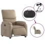 Sillón reclinable eléctrico de cuero sintético color capuchino de , Sillones - Ref: Foro24-3204878, Precio: 294,60 €, Descuen...