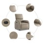Elektrischer Relaxsessel aus Kunstleder in Cappuccino-Farbe von , Sessel - Ref: Foro24-3204878, Preis: 288,51 €, Rabatt: %