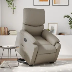Reclining and lift chair in artificial leather, cappuccino color. by , Armchairs - Ref: Foro24-3204892, Price: 327,04 €, Disc...