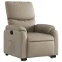 Sillón reclinable elevable cuero artificial color capuchino de , Sillones - Ref: Foro24-3204892, Precio: 327,04 €, Descuento: %