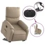 Sillón reclinable elevable cuero artificial color capuchino de , Sillones - Ref: Foro24-3204892, Precio: 327,04 €, Descuento: %