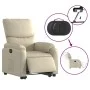 Cream Faux Leather Power Lift Recliner by , Armchairs - Ref: Foro24-3204901, Price: 361,90 €, Discount: %