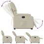 Cream Faux Leather Power Lift Recliner by , Armchairs - Ref: Foro24-3204901, Price: 337,30 €, Discount: %